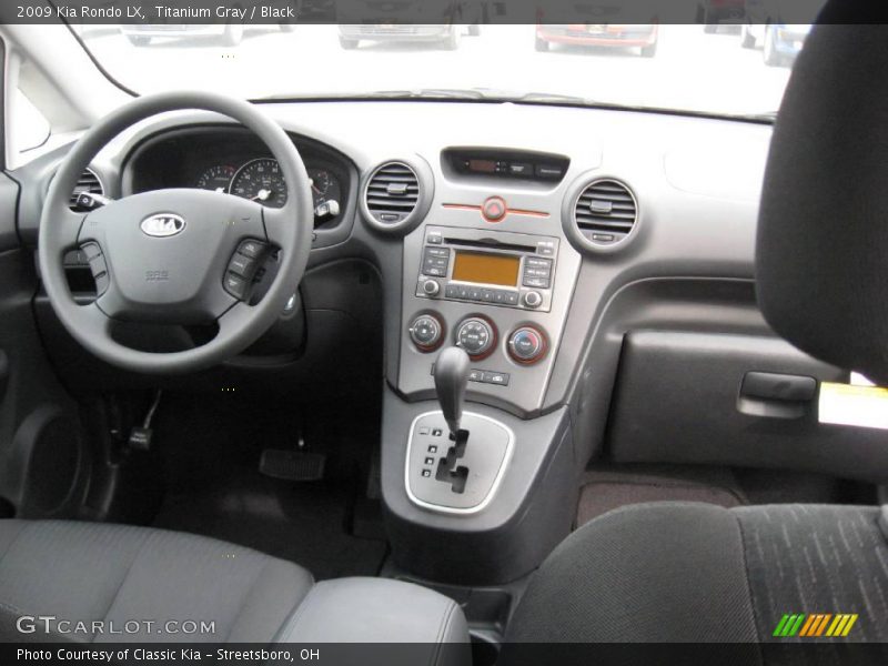 Titanium Gray / Black 2009 Kia Rondo LX