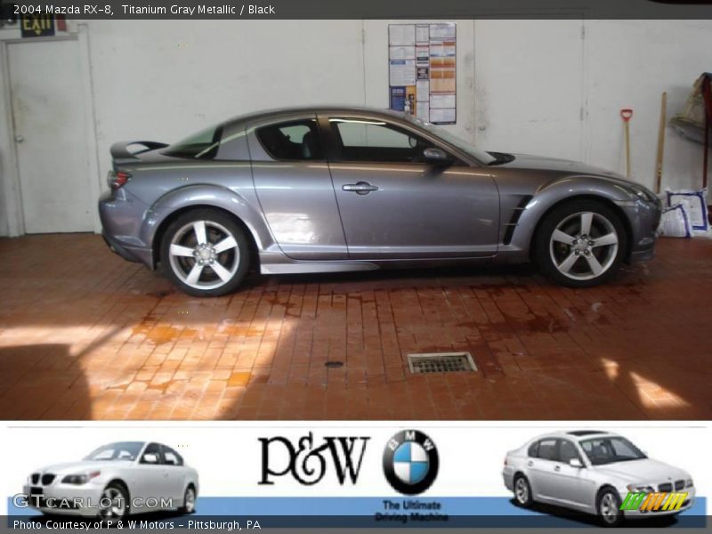 Titanium Gray Metallic / Black 2004 Mazda RX-8