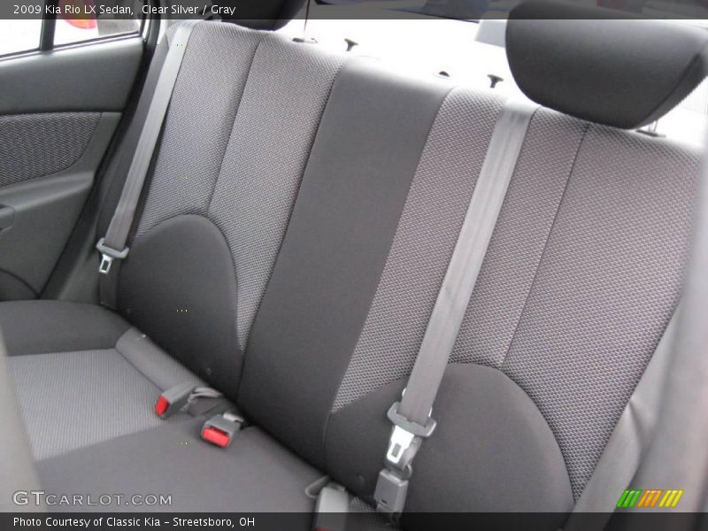 Clear Silver / Gray 2009 Kia Rio LX Sedan