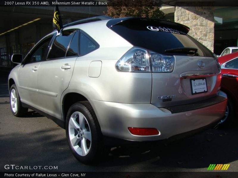 Millennium Silver Metallic / Black 2007 Lexus RX 350 AWD