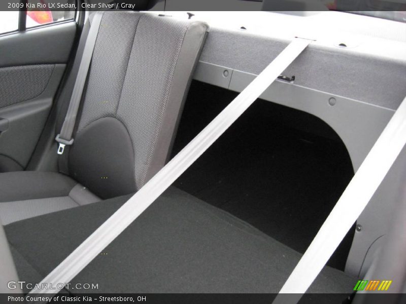 Clear Silver / Gray 2009 Kia Rio LX Sedan