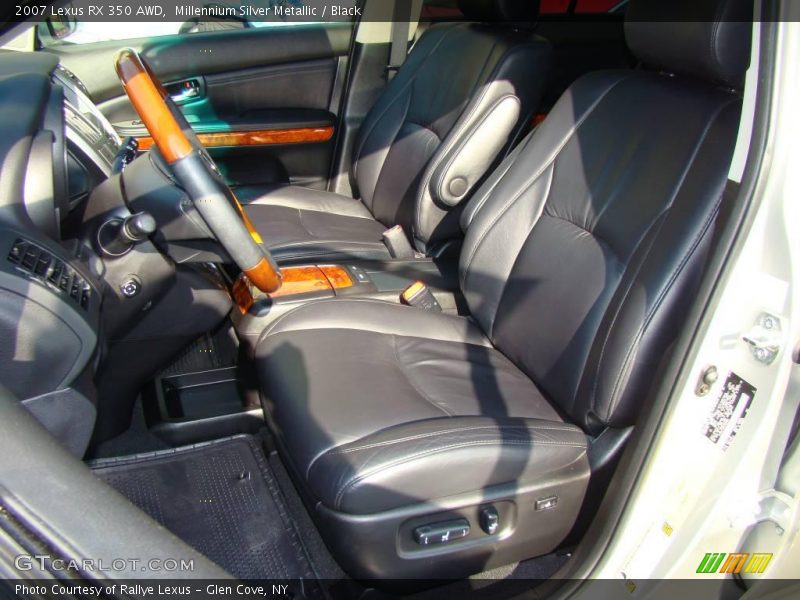 Millennium Silver Metallic / Black 2007 Lexus RX 350 AWD