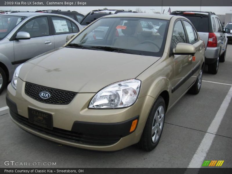 Cashmere Beige / Beige 2009 Kia Rio LX Sedan