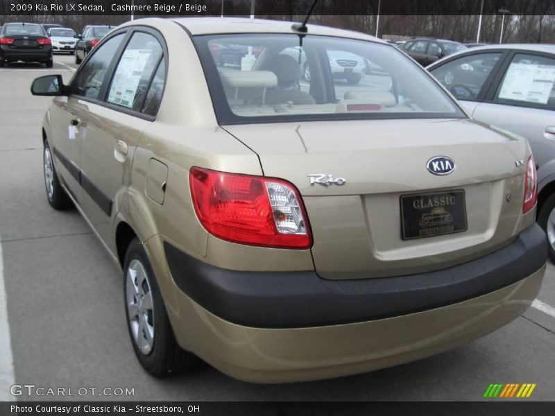 Cashmere Beige / Beige 2009 Kia Rio LX Sedan