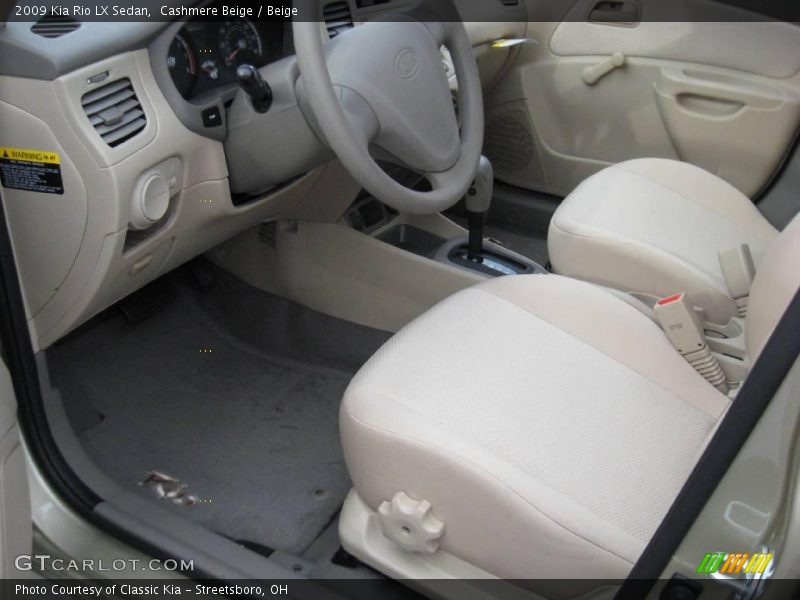 Cashmere Beige / Beige 2009 Kia Rio LX Sedan