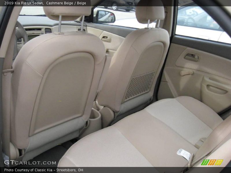 Cashmere Beige / Beige 2009 Kia Rio LX Sedan