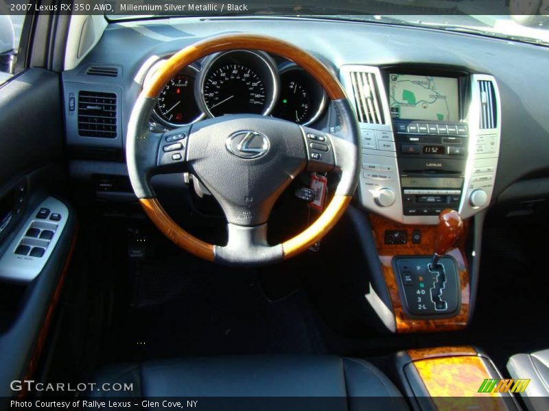 Millennium Silver Metallic / Black 2007 Lexus RX 350 AWD
