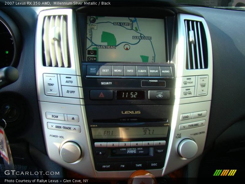 Millennium Silver Metallic / Black 2007 Lexus RX 350 AWD