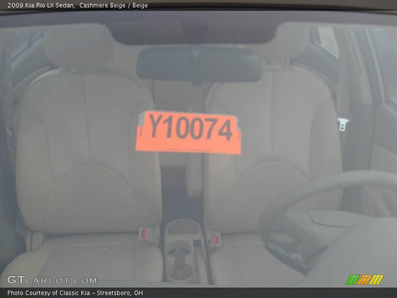 Cashmere Beige / Beige 2009 Kia Rio LX Sedan