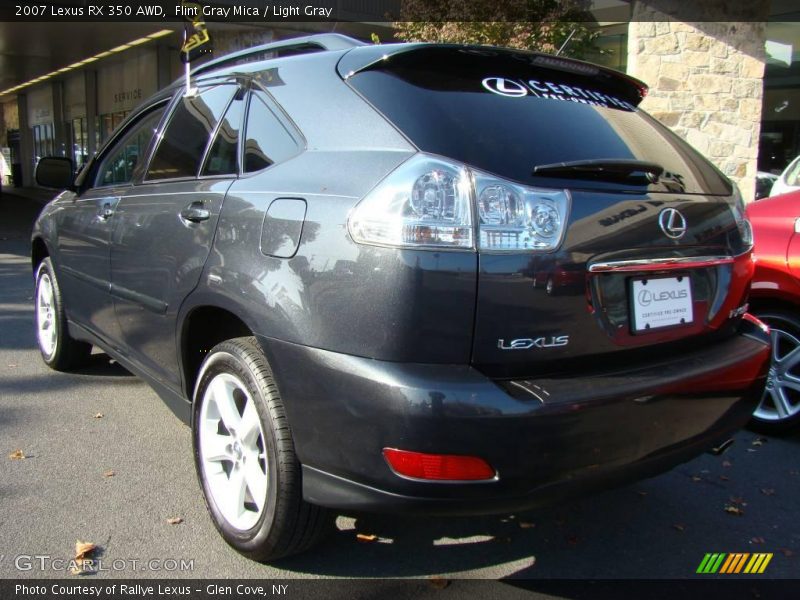 Flint Gray Mica / Light Gray 2007 Lexus RX 350 AWD