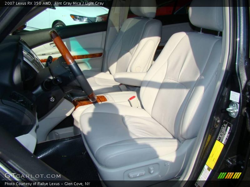 Flint Gray Mica / Light Gray 2007 Lexus RX 350 AWD