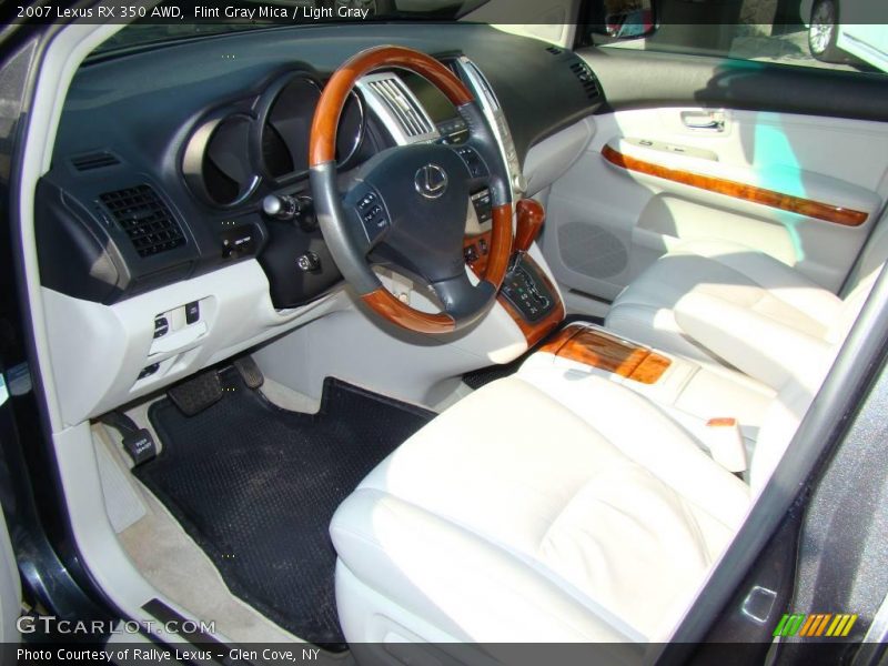 Flint Gray Mica / Light Gray 2007 Lexus RX 350 AWD