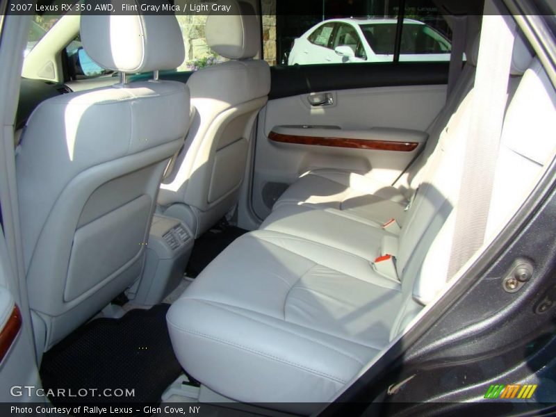 Flint Gray Mica / Light Gray 2007 Lexus RX 350 AWD