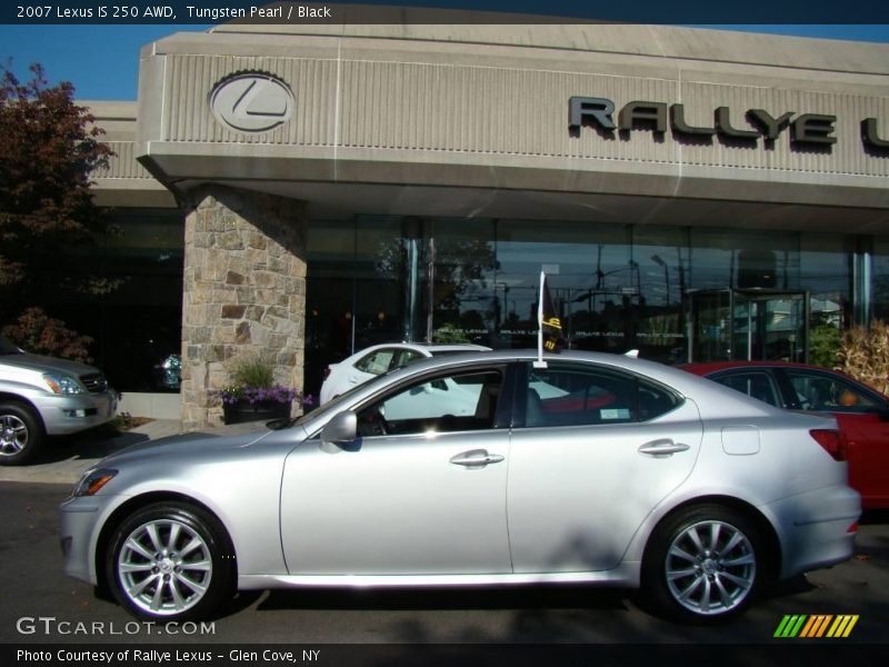 Tungsten Pearl / Black 2007 Lexus IS 250 AWD