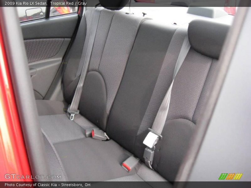 Tropical Red / Gray 2009 Kia Rio LX Sedan