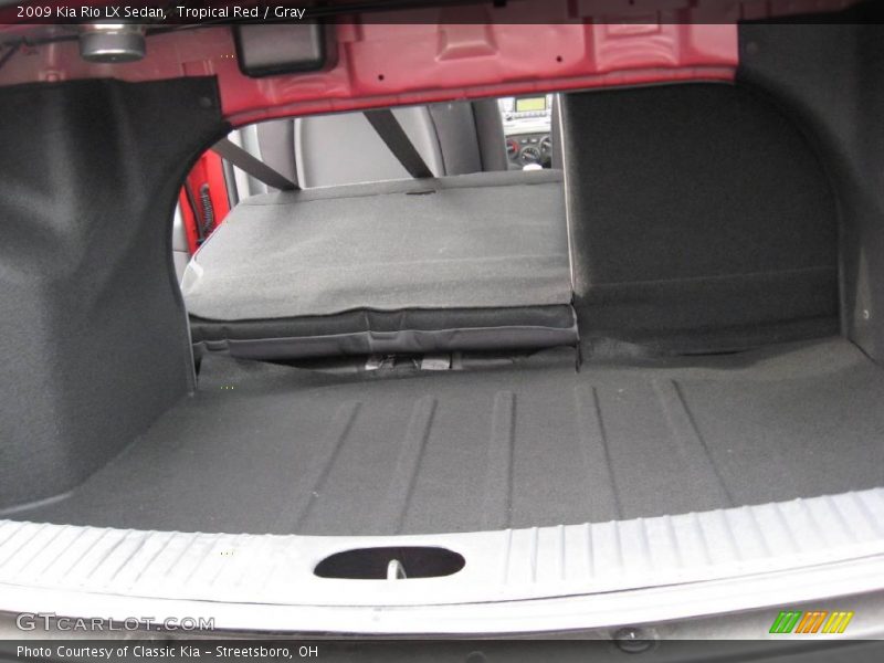 Tropical Red / Gray 2009 Kia Rio LX Sedan