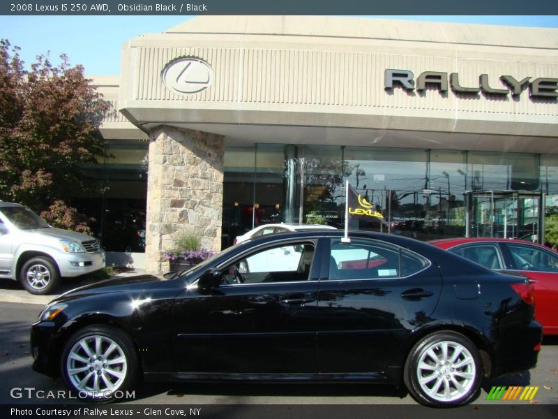 Obsidian Black / Black 2008 Lexus IS 250 AWD