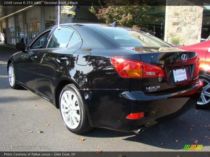 Obsidian Black / Black 2008 Lexus IS 250 AWD