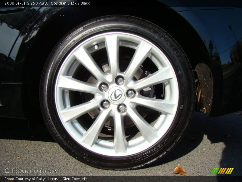 Obsidian Black / Black 2008 Lexus IS 250 AWD