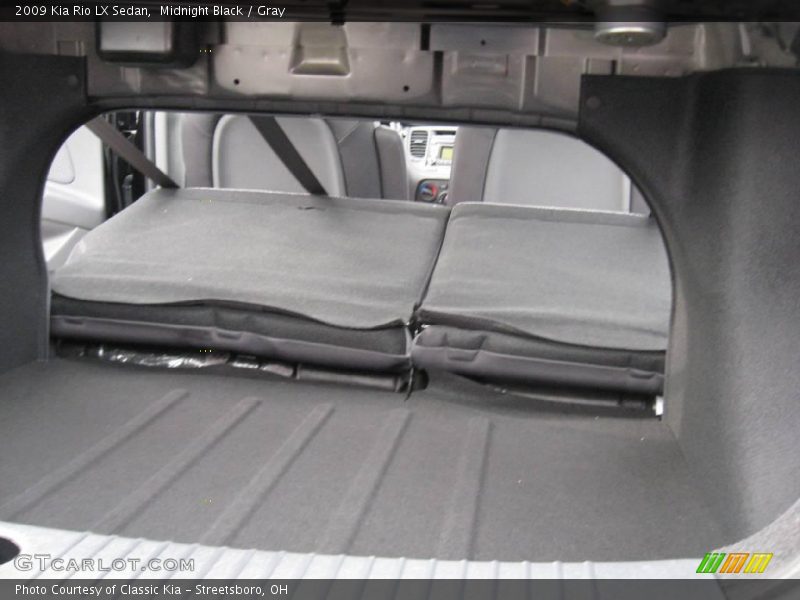 Midnight Black / Gray 2009 Kia Rio LX Sedan