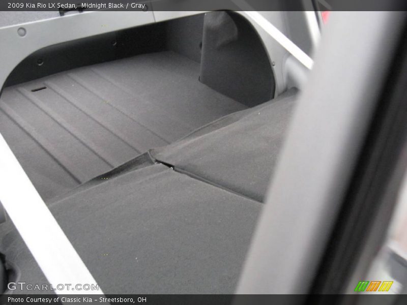 Midnight Black / Gray 2009 Kia Rio LX Sedan