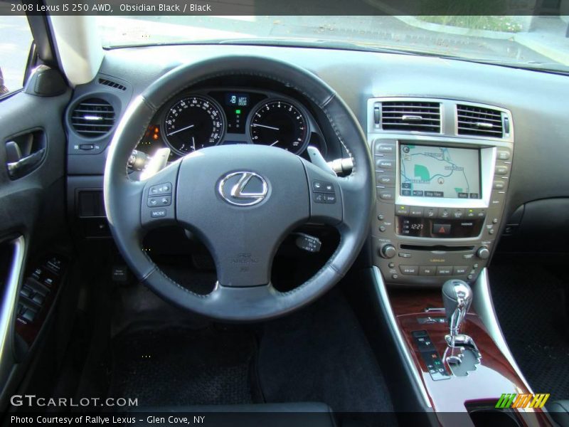 Obsidian Black / Black 2008 Lexus IS 250 AWD