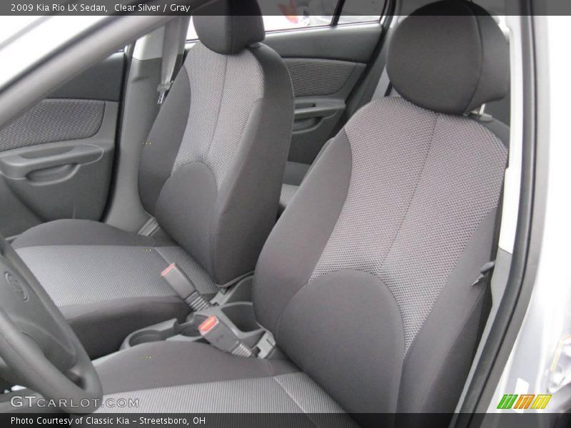 Clear Silver / Gray 2009 Kia Rio LX Sedan