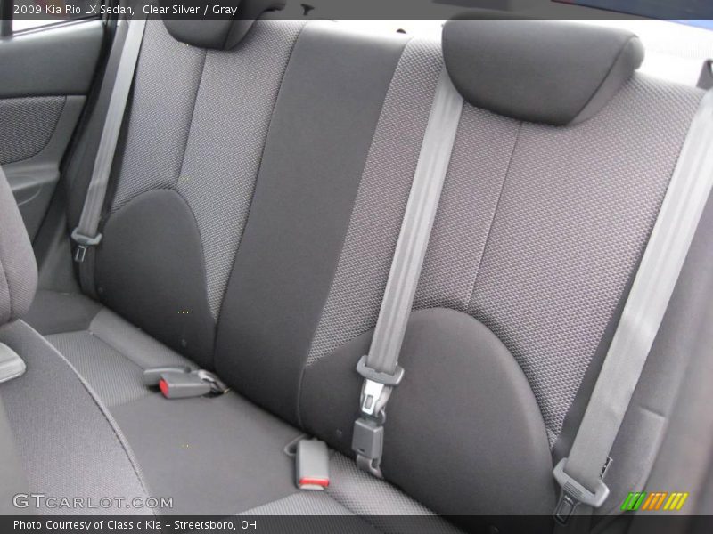 Clear Silver / Gray 2009 Kia Rio LX Sedan