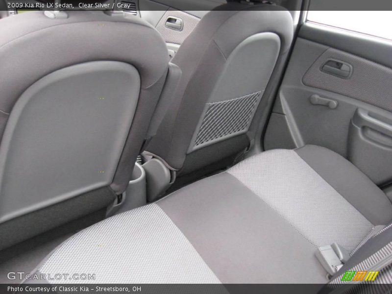Clear Silver / Gray 2009 Kia Rio LX Sedan