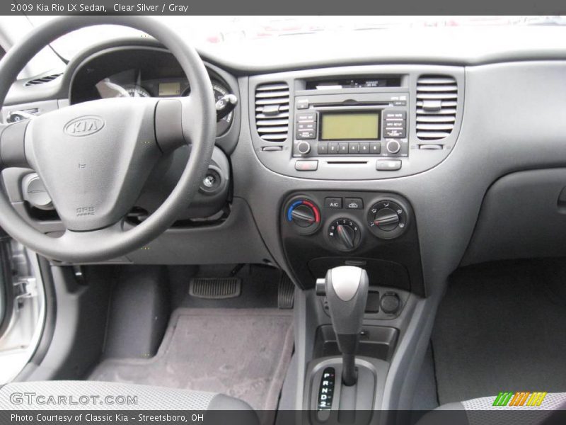 Clear Silver / Gray 2009 Kia Rio LX Sedan