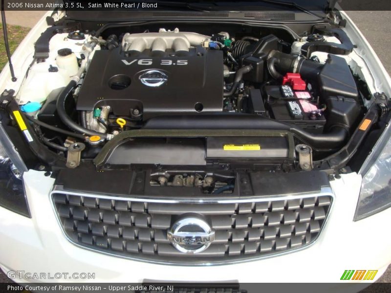 Satin White Pearl / Blond 2006 Nissan Altima 3.5 SL