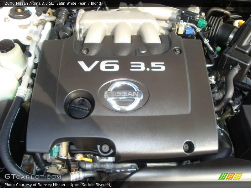 Satin White Pearl / Blond 2006 Nissan Altima 3.5 SL