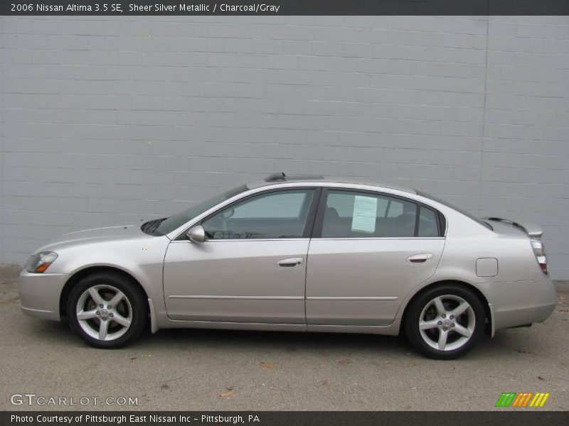 Sheer Silver Metallic / Charcoal/Gray 2006 Nissan Altima 3.5 SE