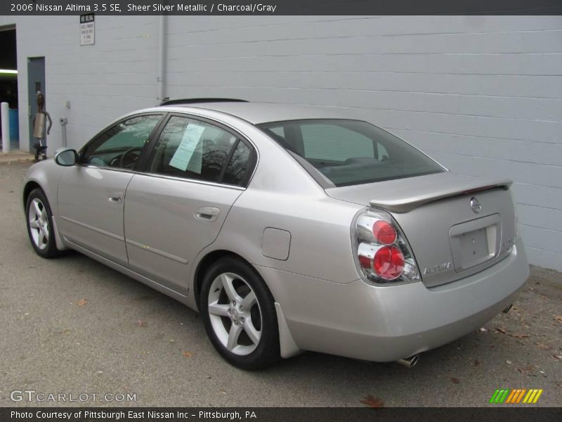 Sheer Silver Metallic / Charcoal/Gray 2006 Nissan Altima 3.5 SE