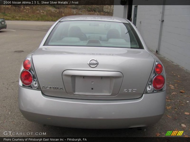 Sheer Silver Metallic / Frost 2006 Nissan Altima 2.5 S