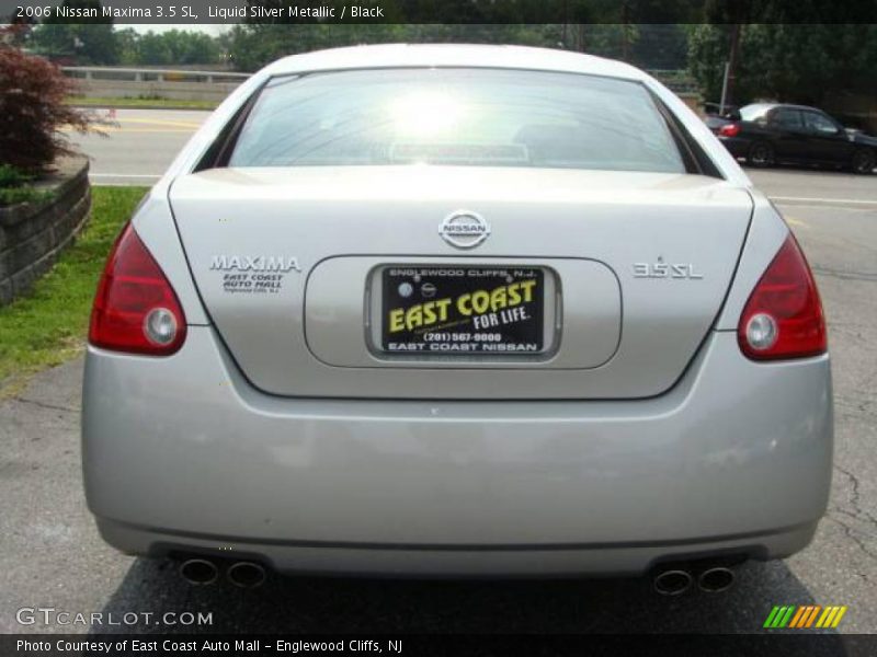 Liquid Silver Metallic / Black 2006 Nissan Maxima 3.5 SL