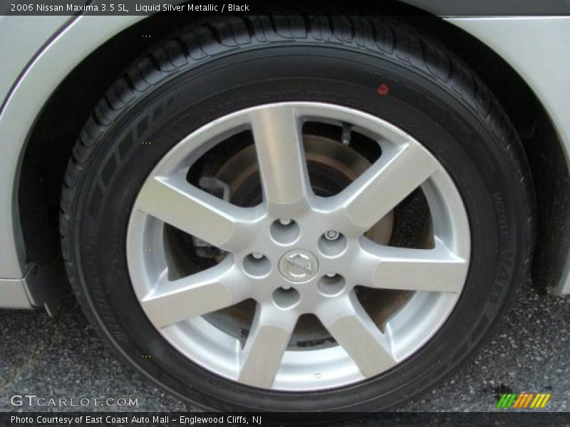 Liquid Silver Metallic / Black 2006 Nissan Maxima 3.5 SL