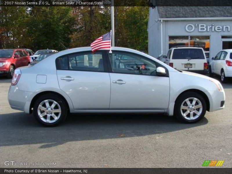 Brilliant Silver / Charcoal/Steel 2007 Nissan Sentra 2.0 SL