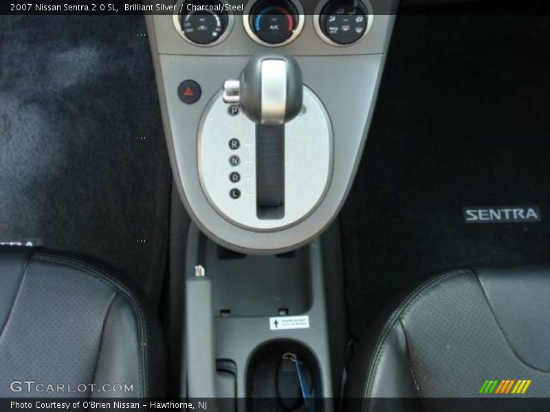 Brilliant Silver / Charcoal/Steel 2007 Nissan Sentra 2.0 SL