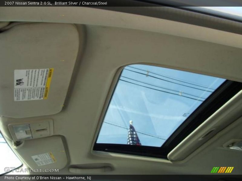 Brilliant Silver / Charcoal/Steel 2007 Nissan Sentra 2.0 SL