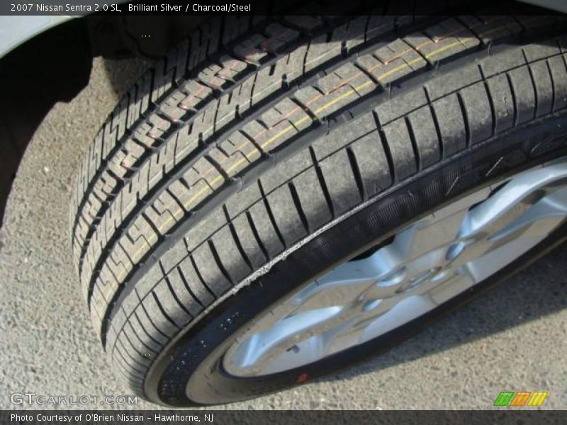 Brilliant Silver / Charcoal/Steel 2007 Nissan Sentra 2.0 SL