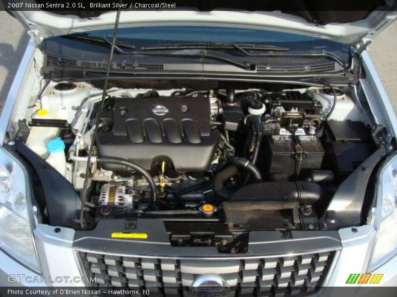 Brilliant Silver / Charcoal/Steel 2007 Nissan Sentra 2.0 SL