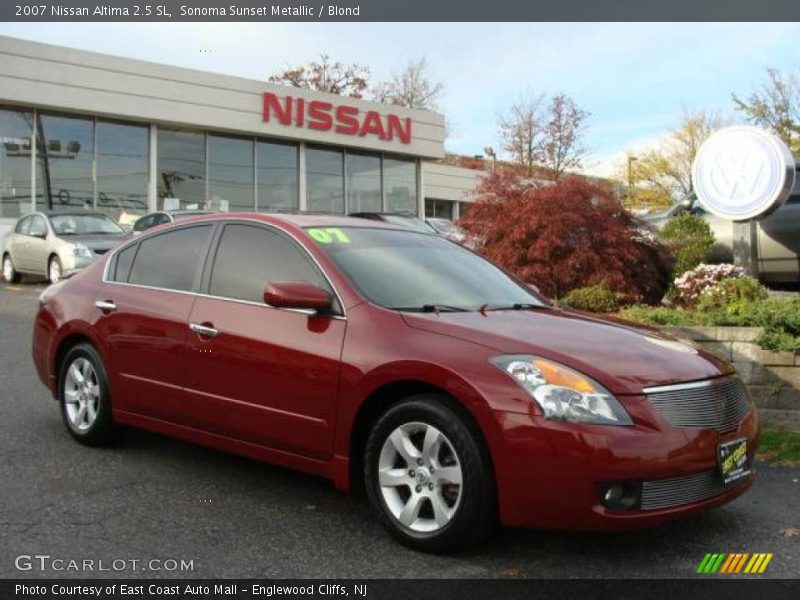 Sonoma Sunset Metallic / Blond 2007 Nissan Altima 2.5 SL