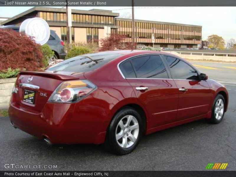 Sonoma Sunset Metallic / Blond 2007 Nissan Altima 2.5 SL
