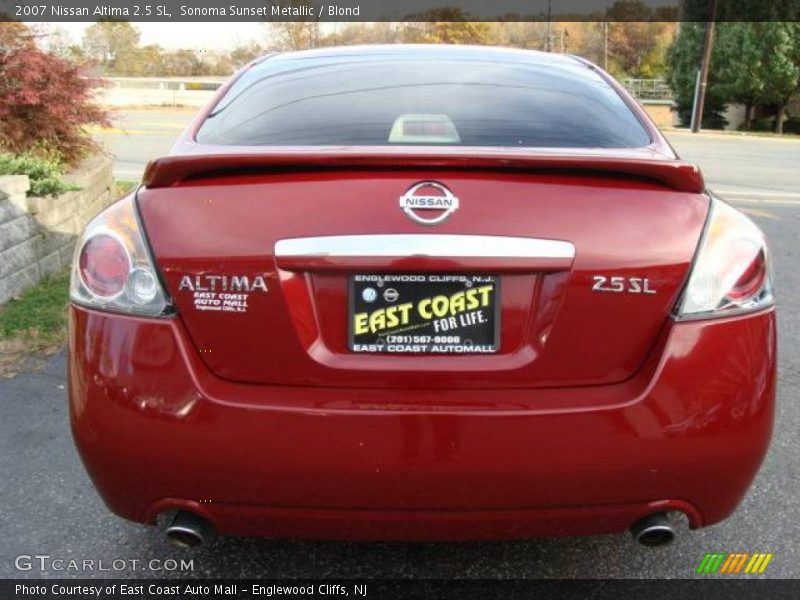Sonoma Sunset Metallic / Blond 2007 Nissan Altima 2.5 SL