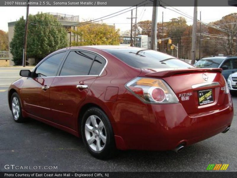 Sonoma Sunset Metallic / Blond 2007 Nissan Altima 2.5 SL