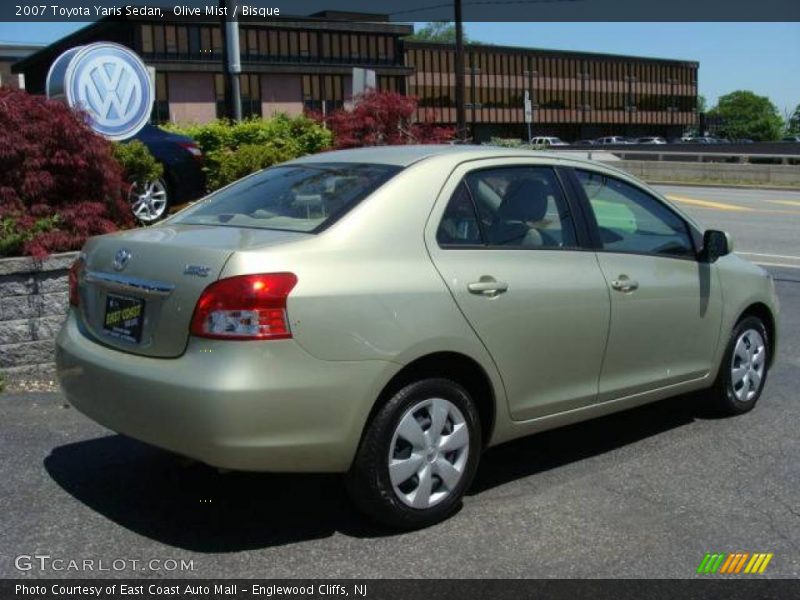 Olive Mist / Bisque 2007 Toyota Yaris Sedan