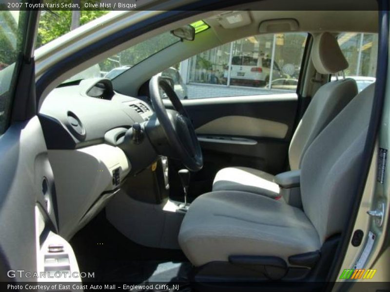 Olive Mist / Bisque 2007 Toyota Yaris Sedan