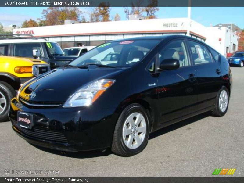 Black / Bisque Beige 2007 Toyota Prius Hybrid