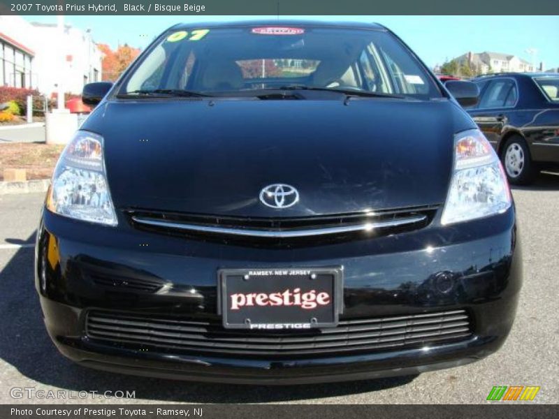 Black / Bisque Beige 2007 Toyota Prius Hybrid